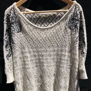 Anthro Knitted & Knotted oversized tunic